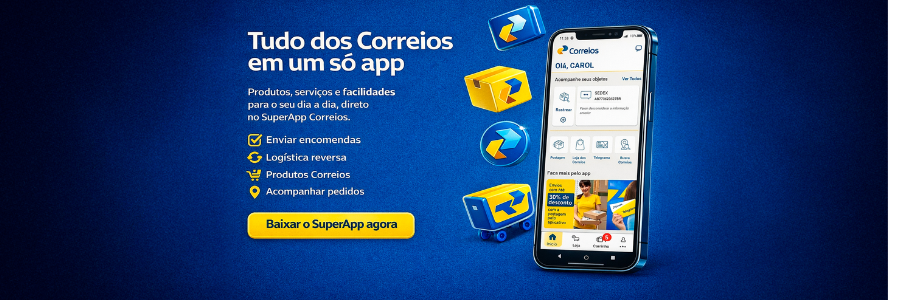Tudo dos Correios em um só app